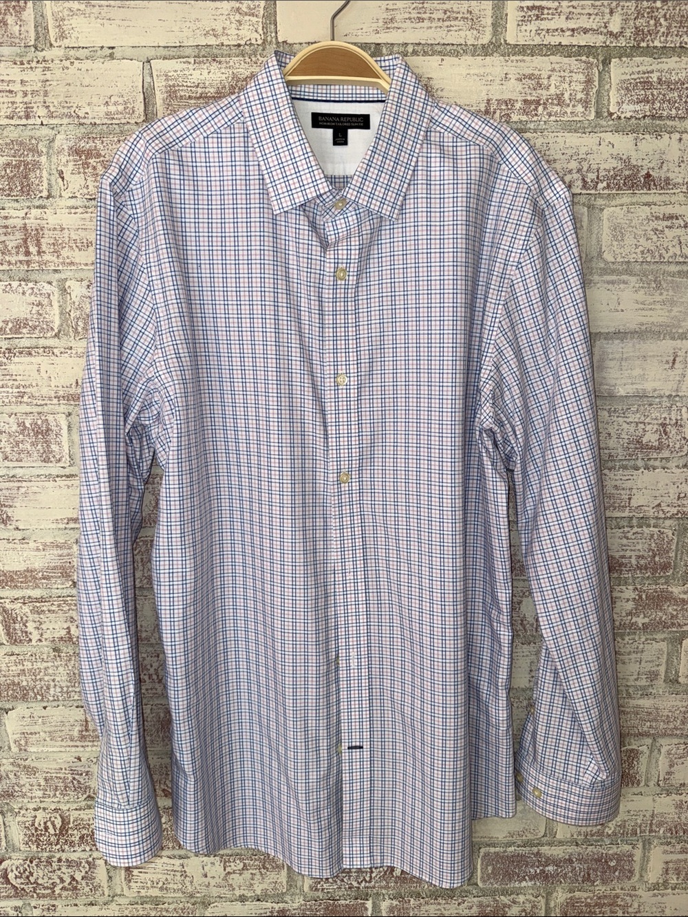 Banana Republic Checkered Dress Shirt